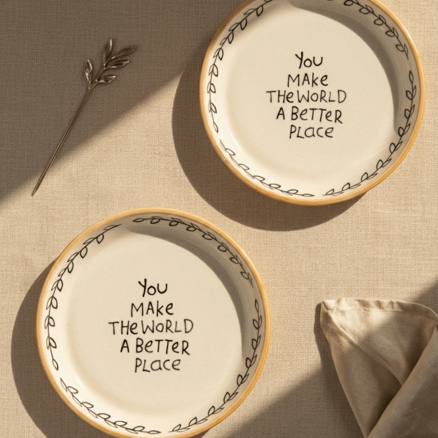 World a Better Place Plate - 5 Inch