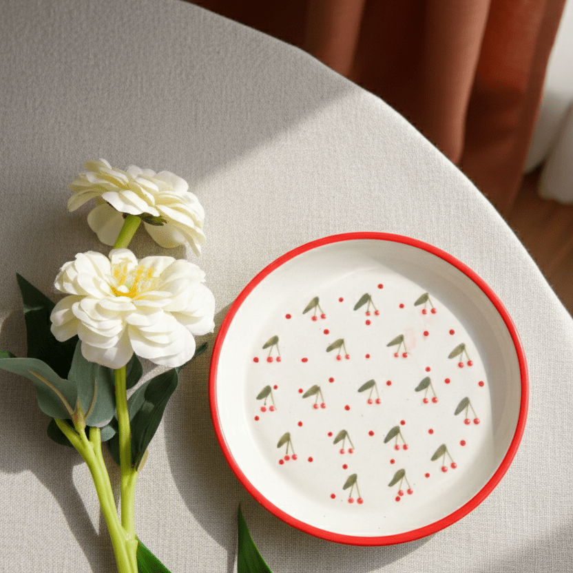 Cherry Plate - 5 Inch