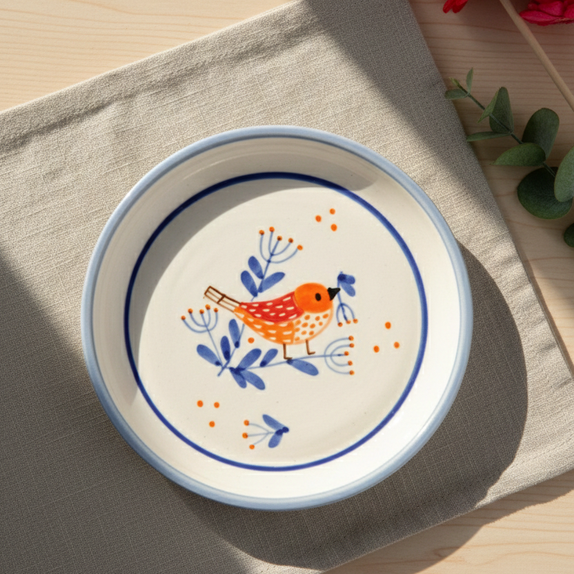 Chirping Bird Plate - 5 Inch
