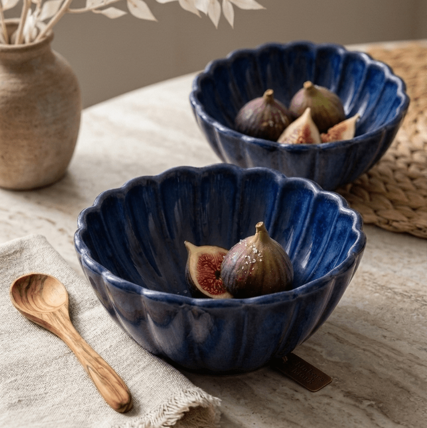 Deep Blue Fruit Bowl - 5.5 Inch, 250ML
