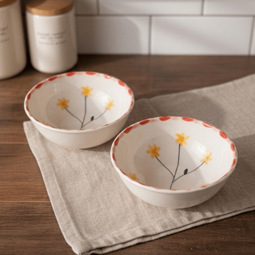 Dandelion Fruit Bowl - 5 Inch