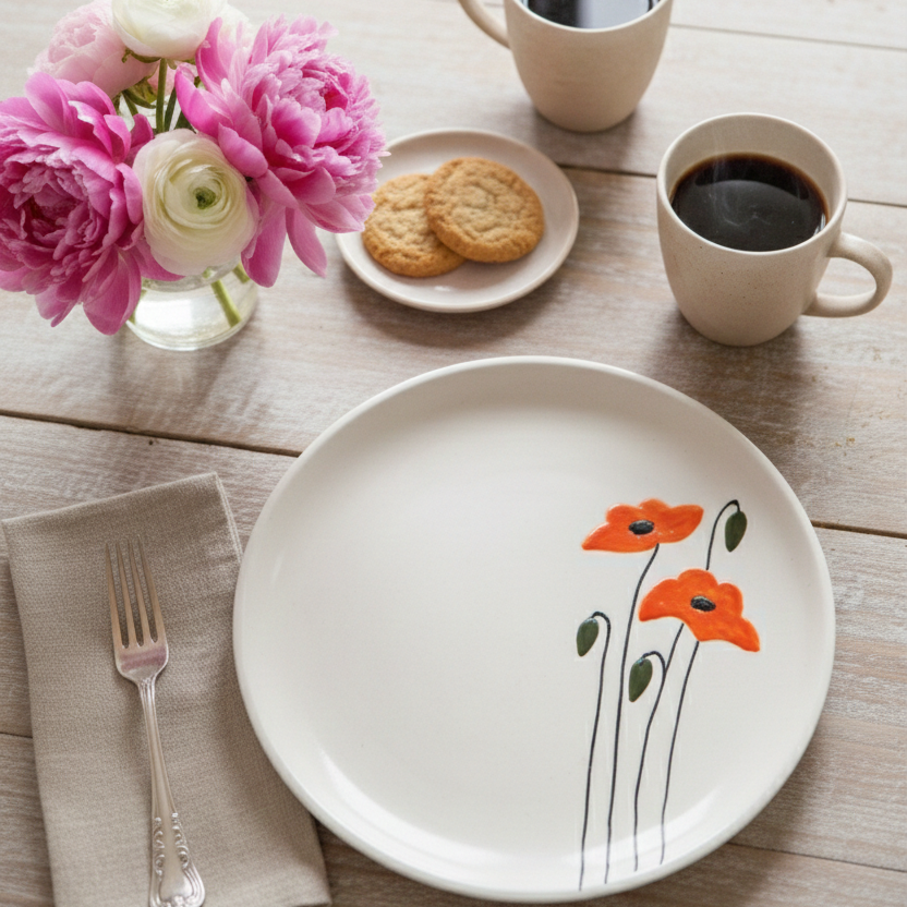 Sunset Quarter Plate - 7 Inch