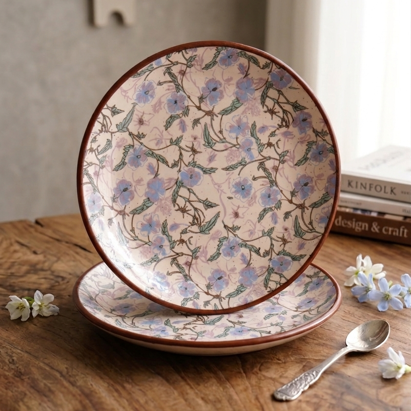 Ocean Blue Quarter Plate - 7 Inch (Set of 2)