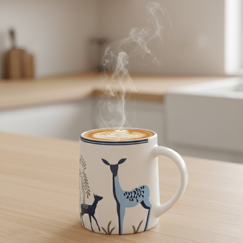 Blue Deer Mug - 250ML