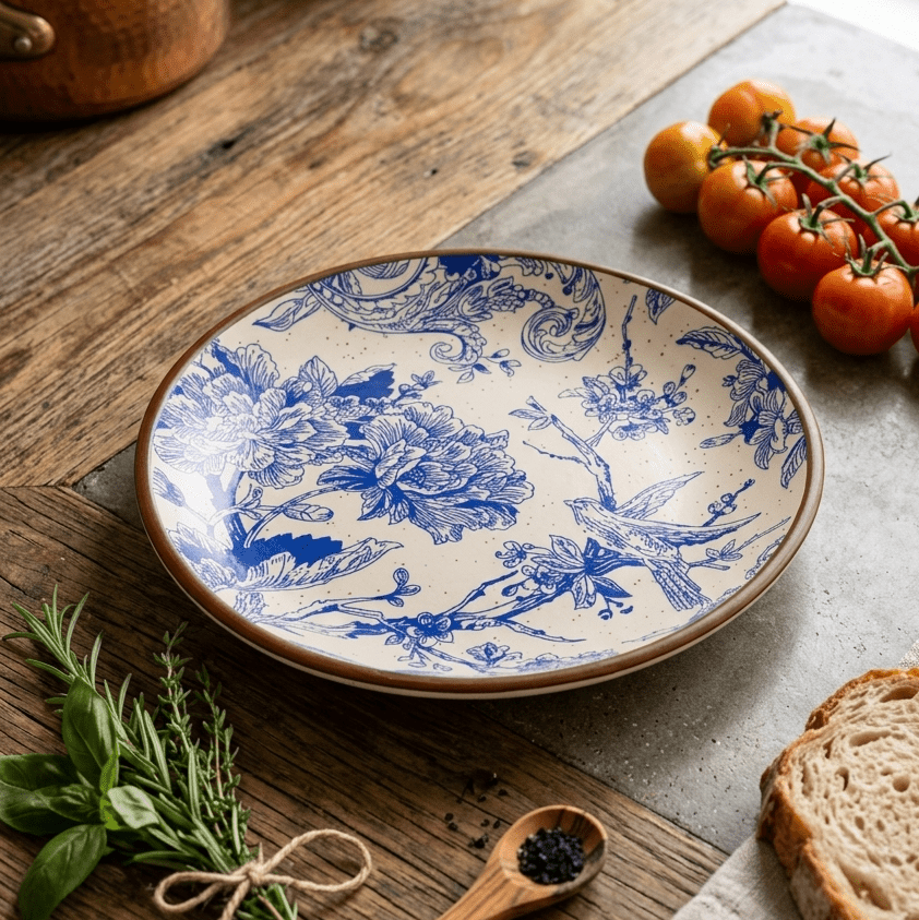 Blue Bird Quarter Plate - 7 Inch
