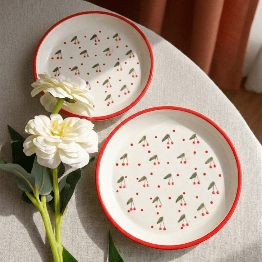 Cherry Plate - 5 Inch