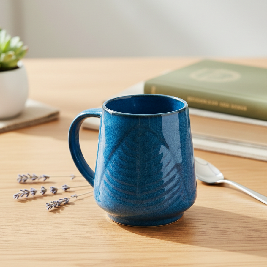 Diamond Shape Leaf Mug - 250ML