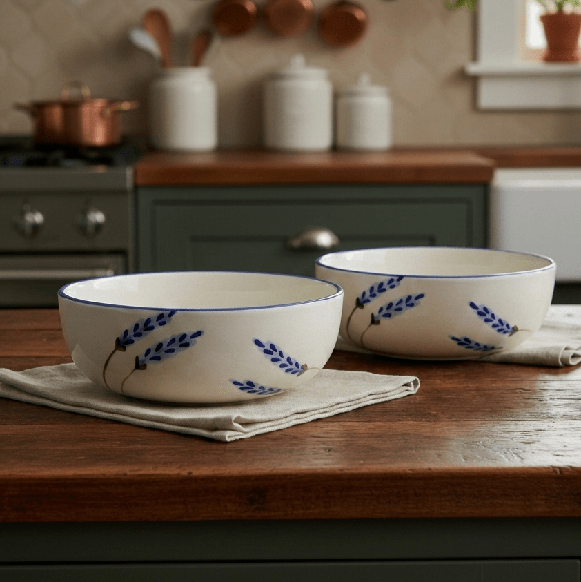 Lavender Serving Bowl - 7 Inch