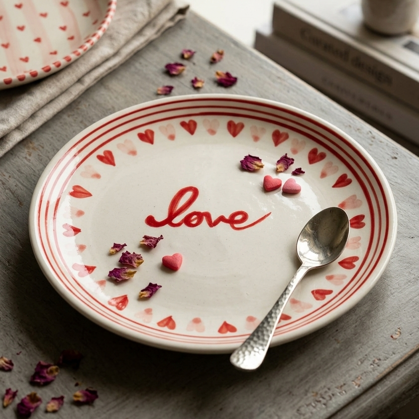 Love Quarter Plate - 7 Inch