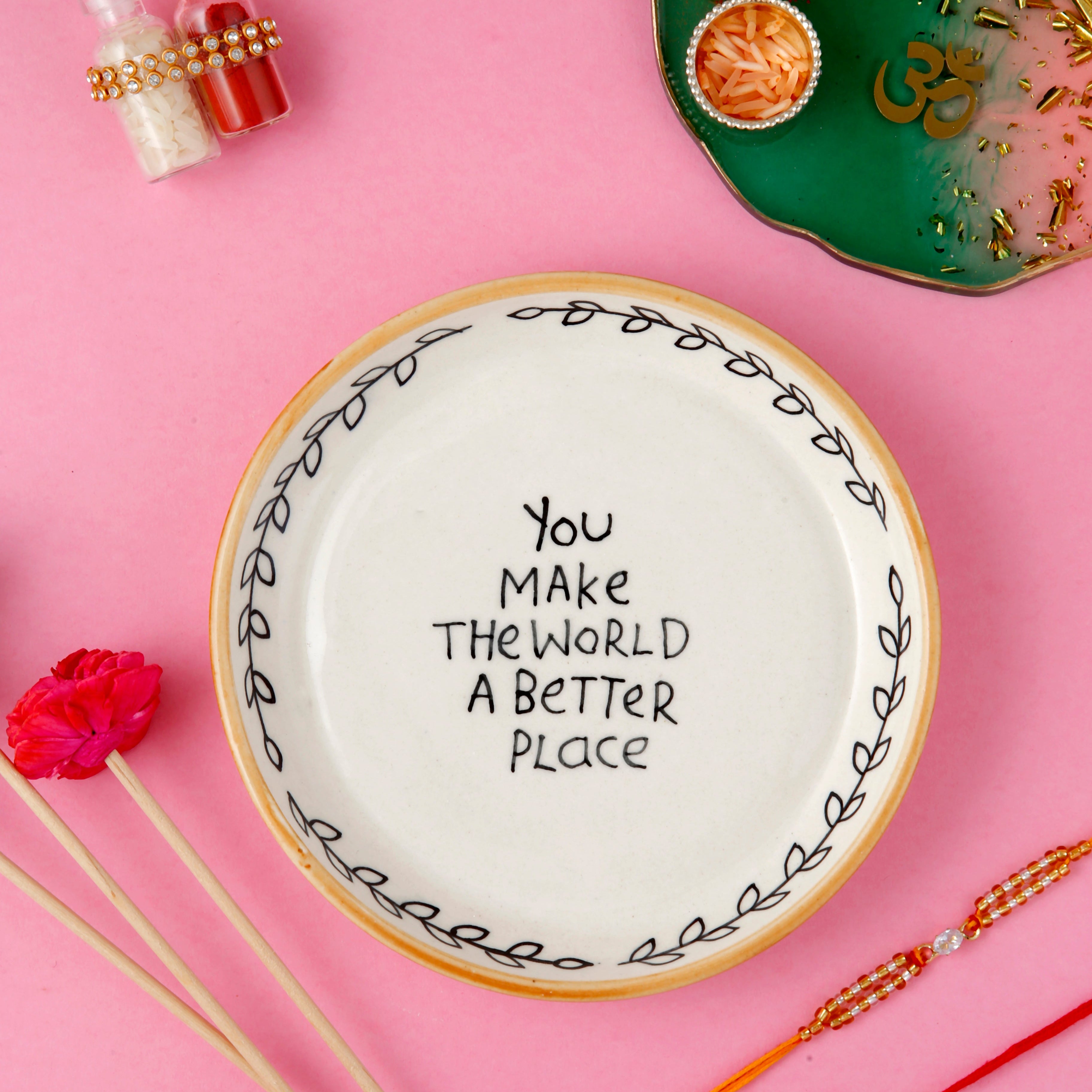 World a Better Place Plate - 5 Inch