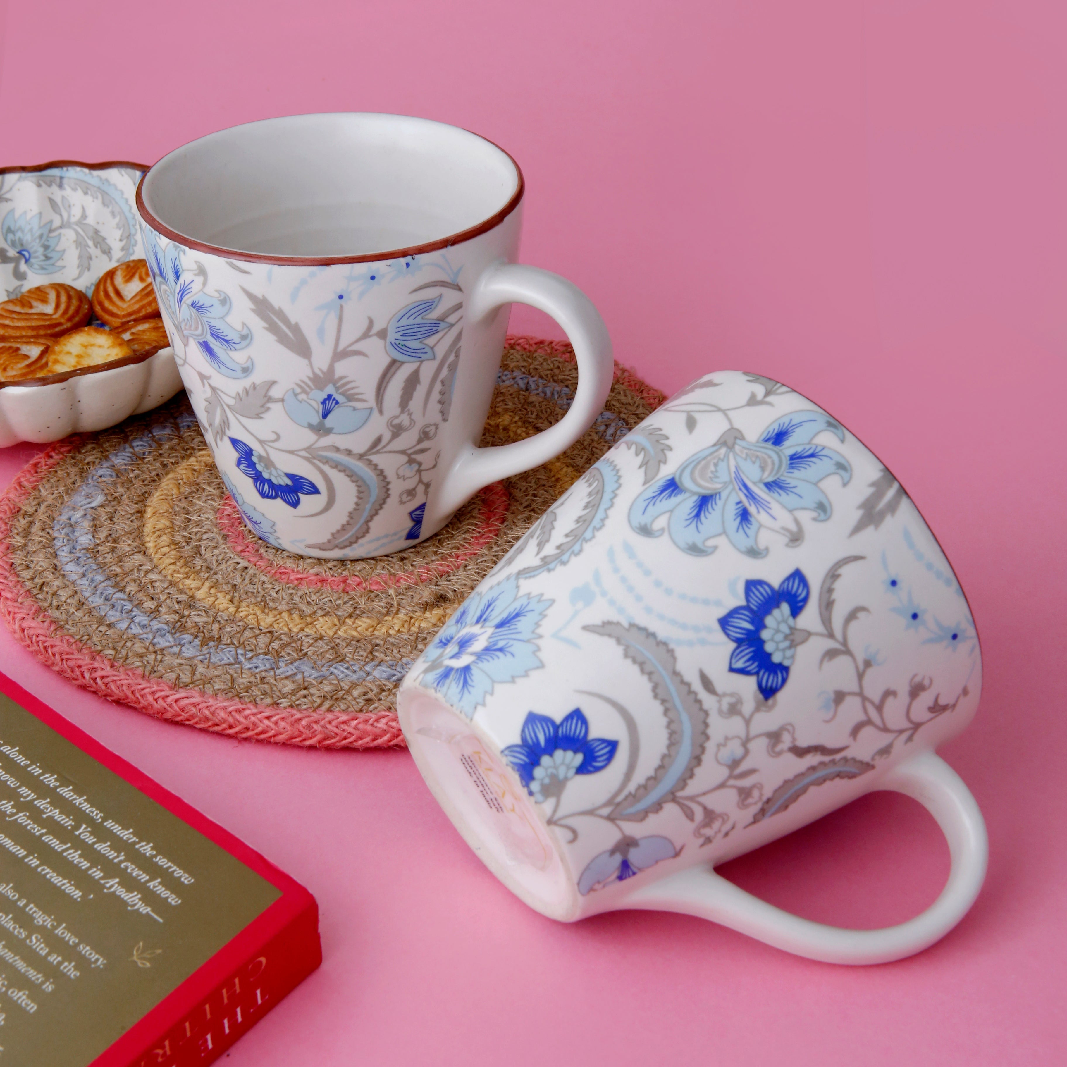 Blue Flower Mug - 250ML