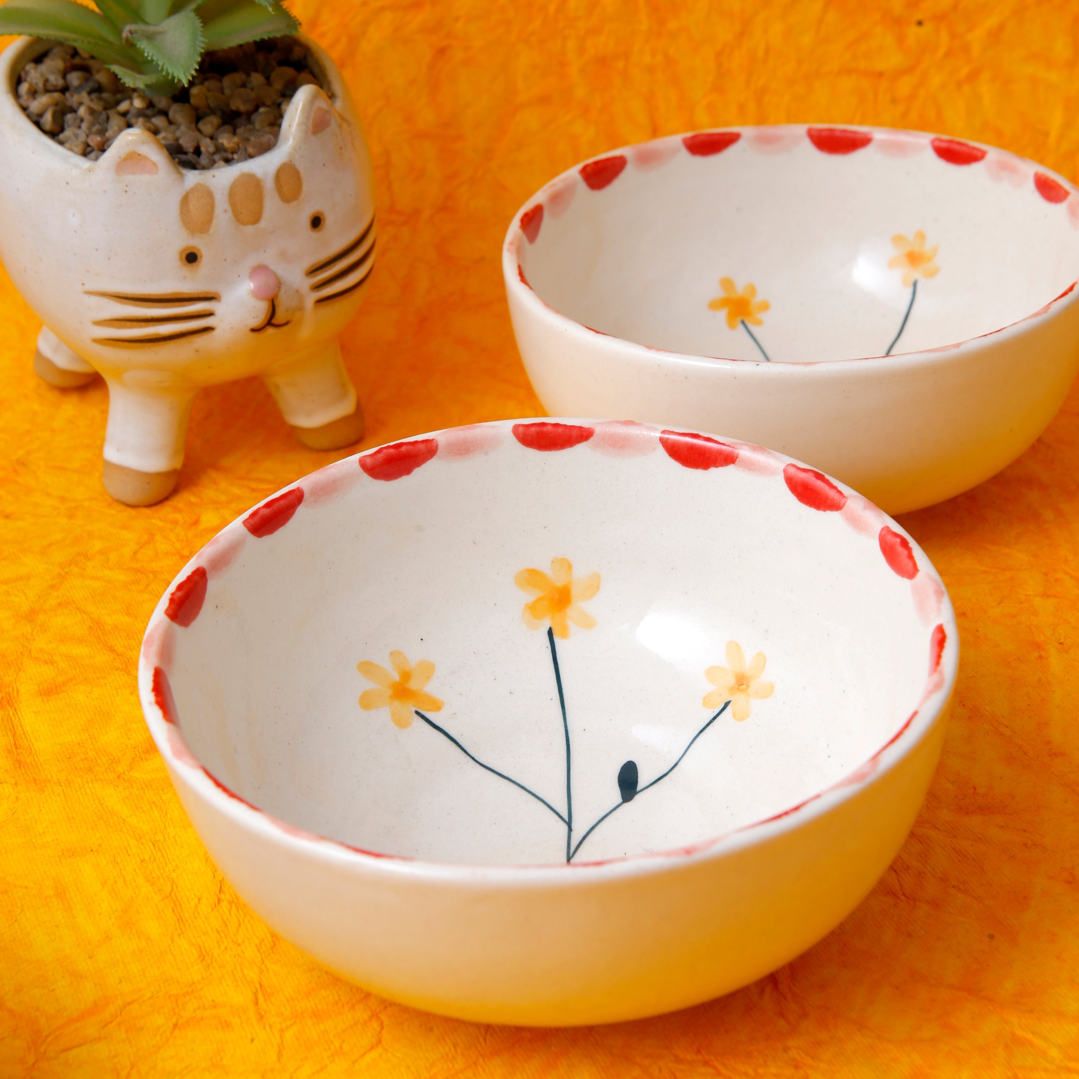 Dandelion Fruit Bowl - 5 Inch