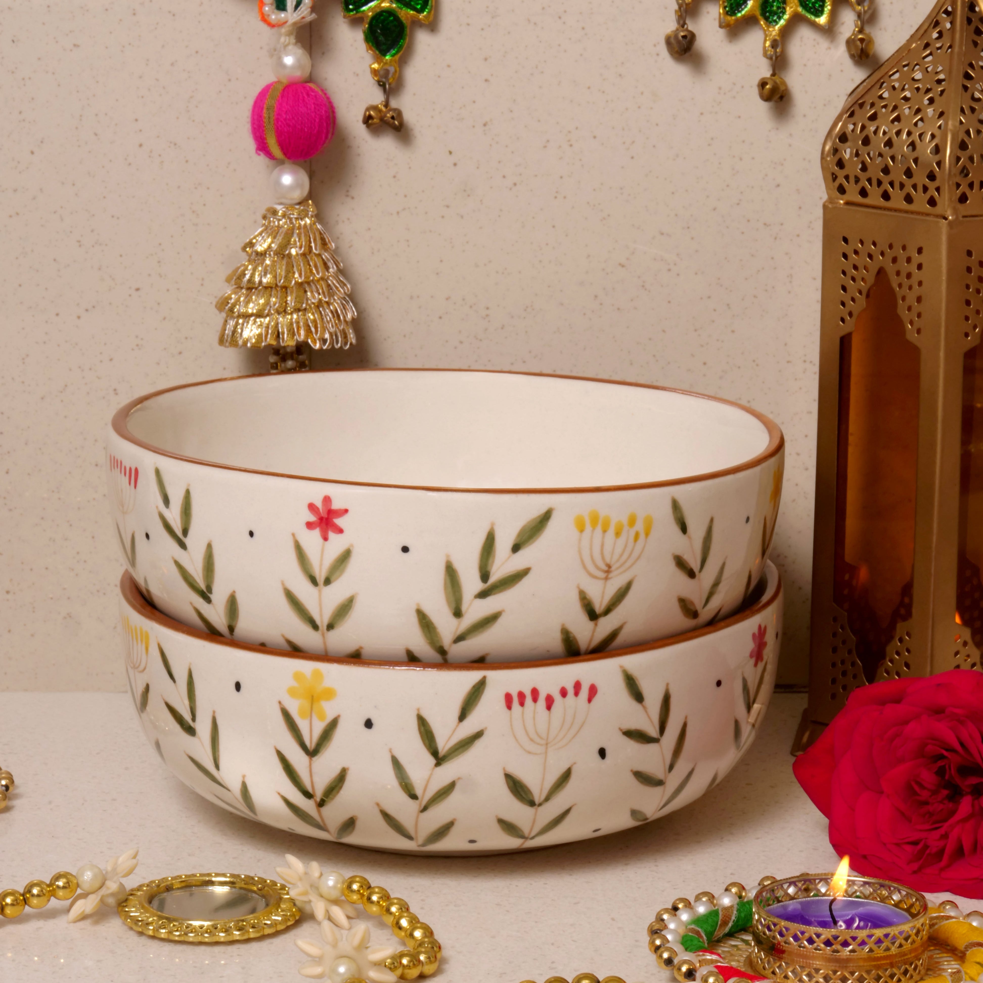 Dilkhush Serving Bowl - 7 Inch