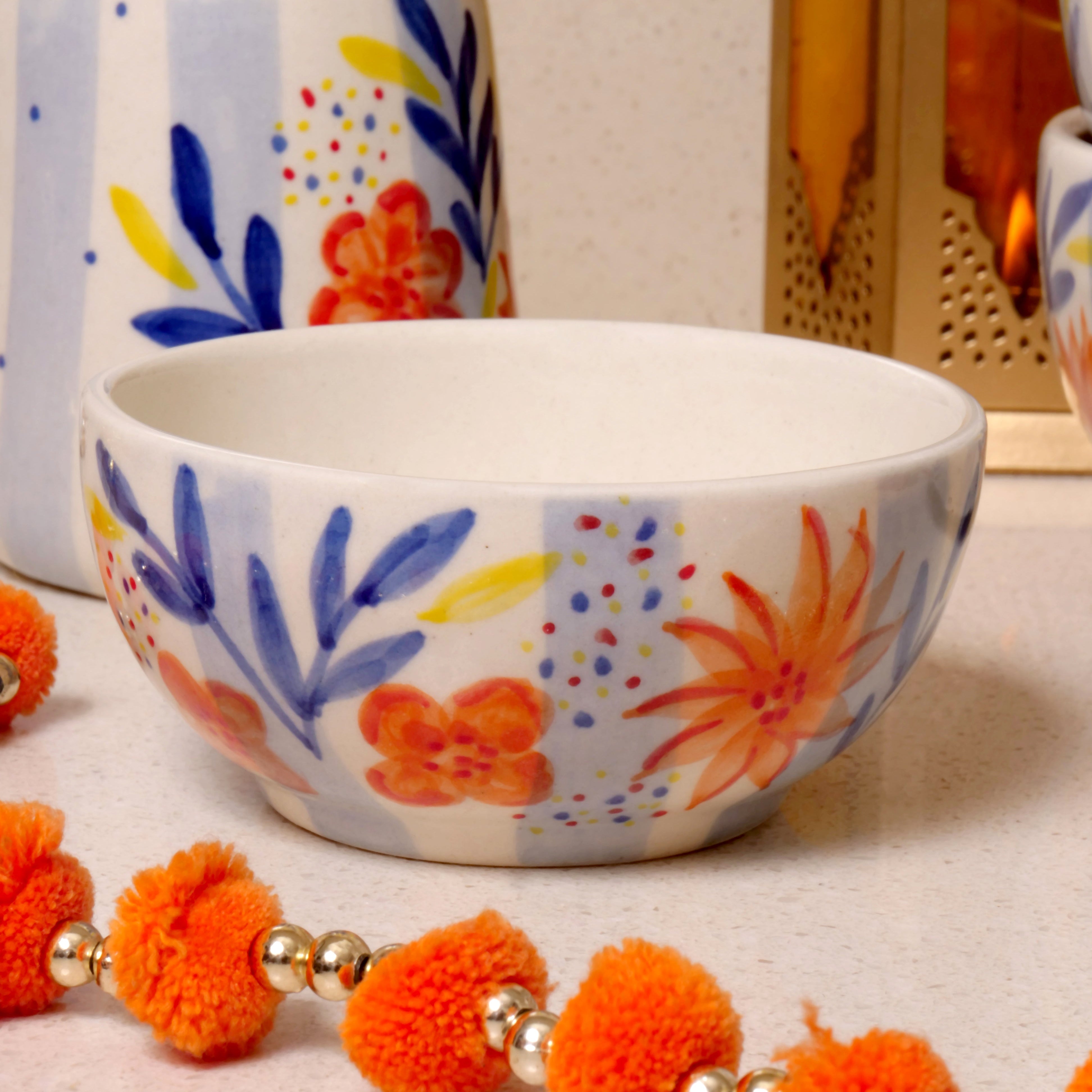 Meher Bowl, Meher Quarter Plate, Meher Serving Bowl - Set of 3