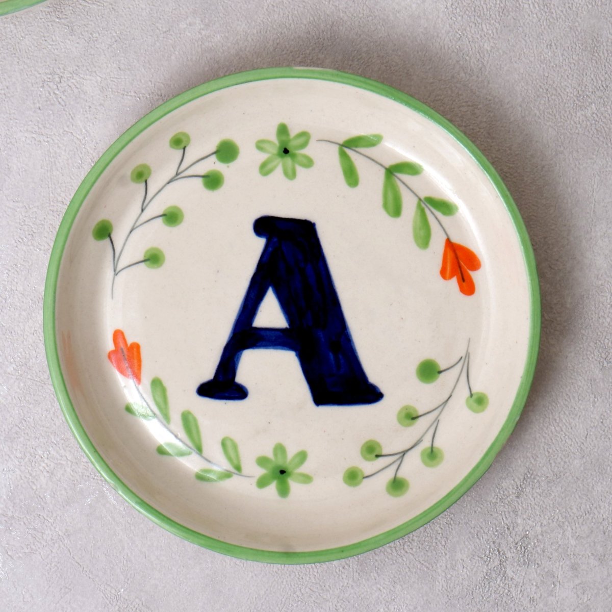 Alphabet Plate - 5 Inch