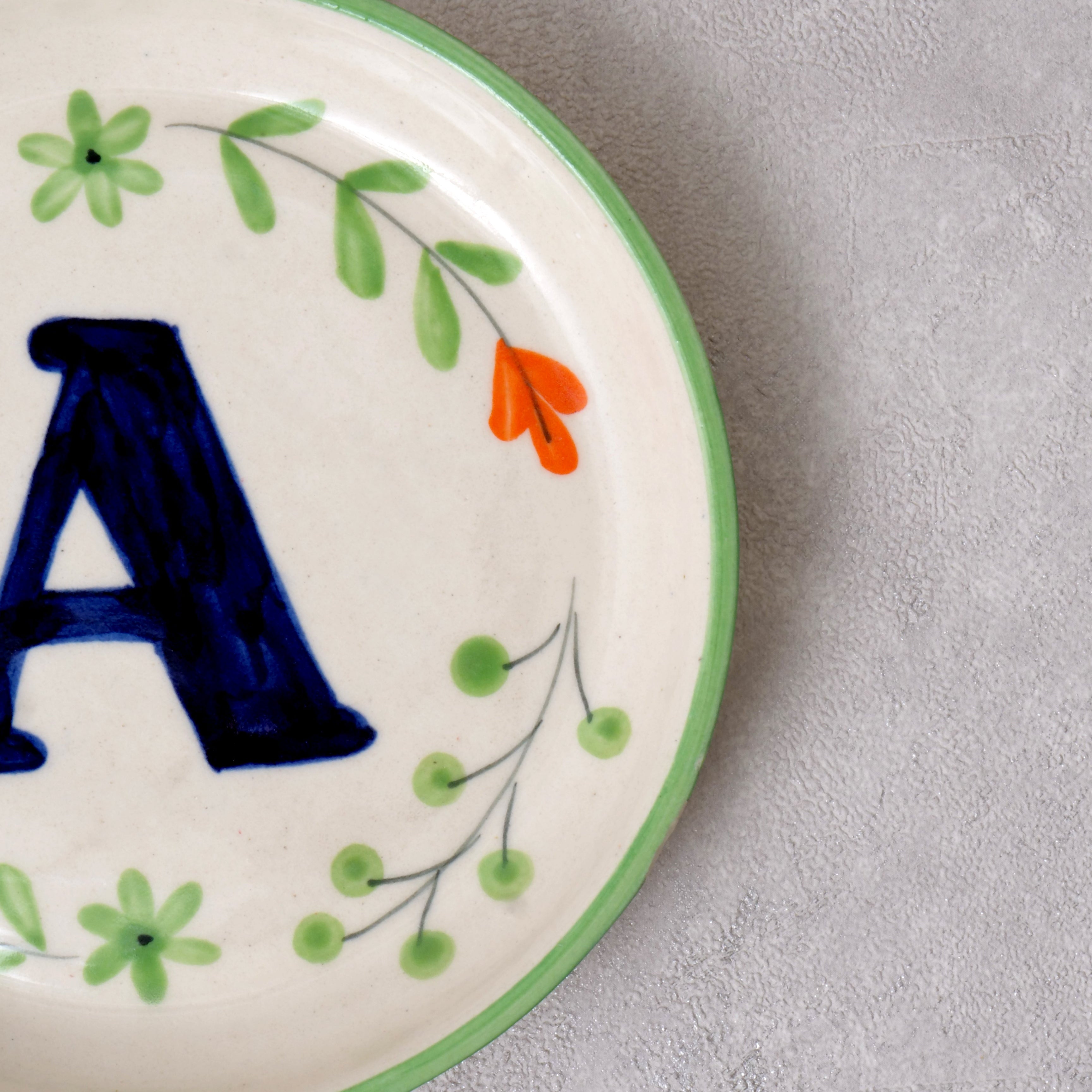 Alphabet Plate - 5 Inch