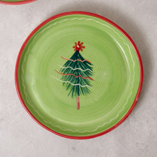 Merry Tree Plate - 5 Inch