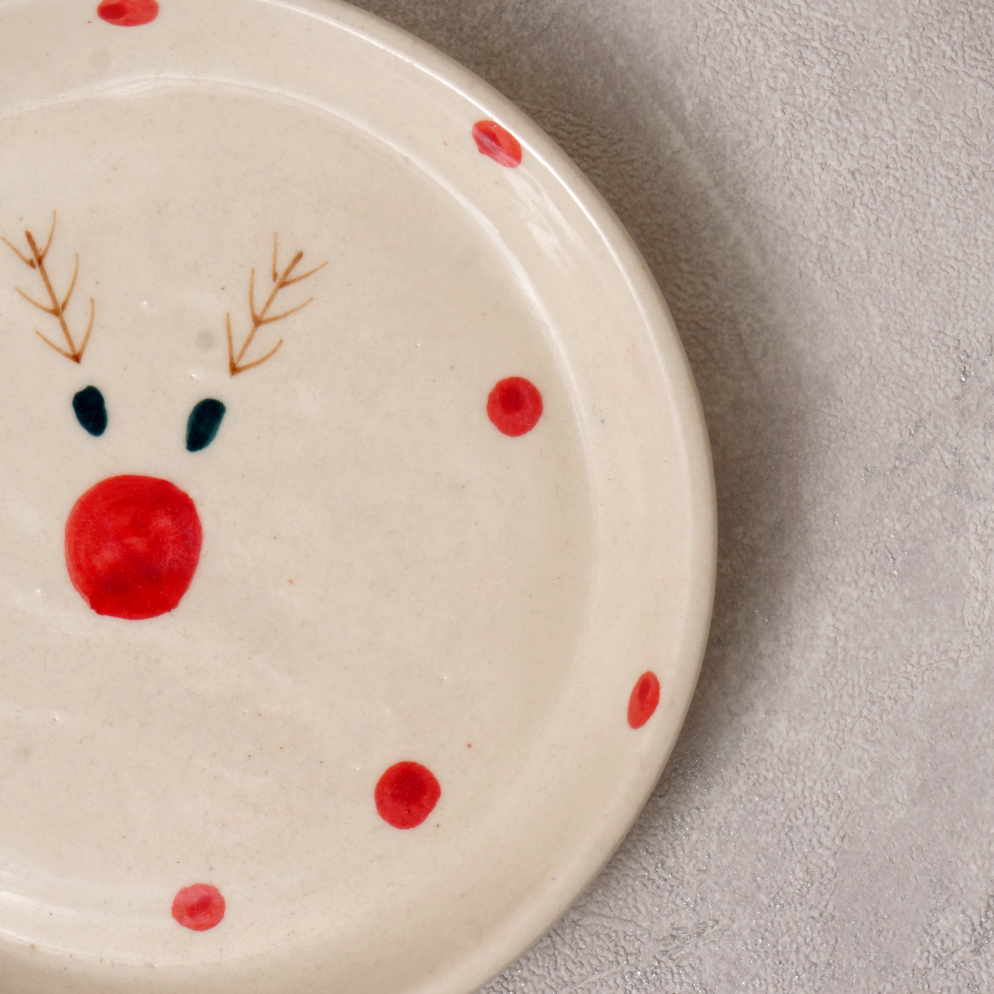 Reindeer Plate - 5 Inch