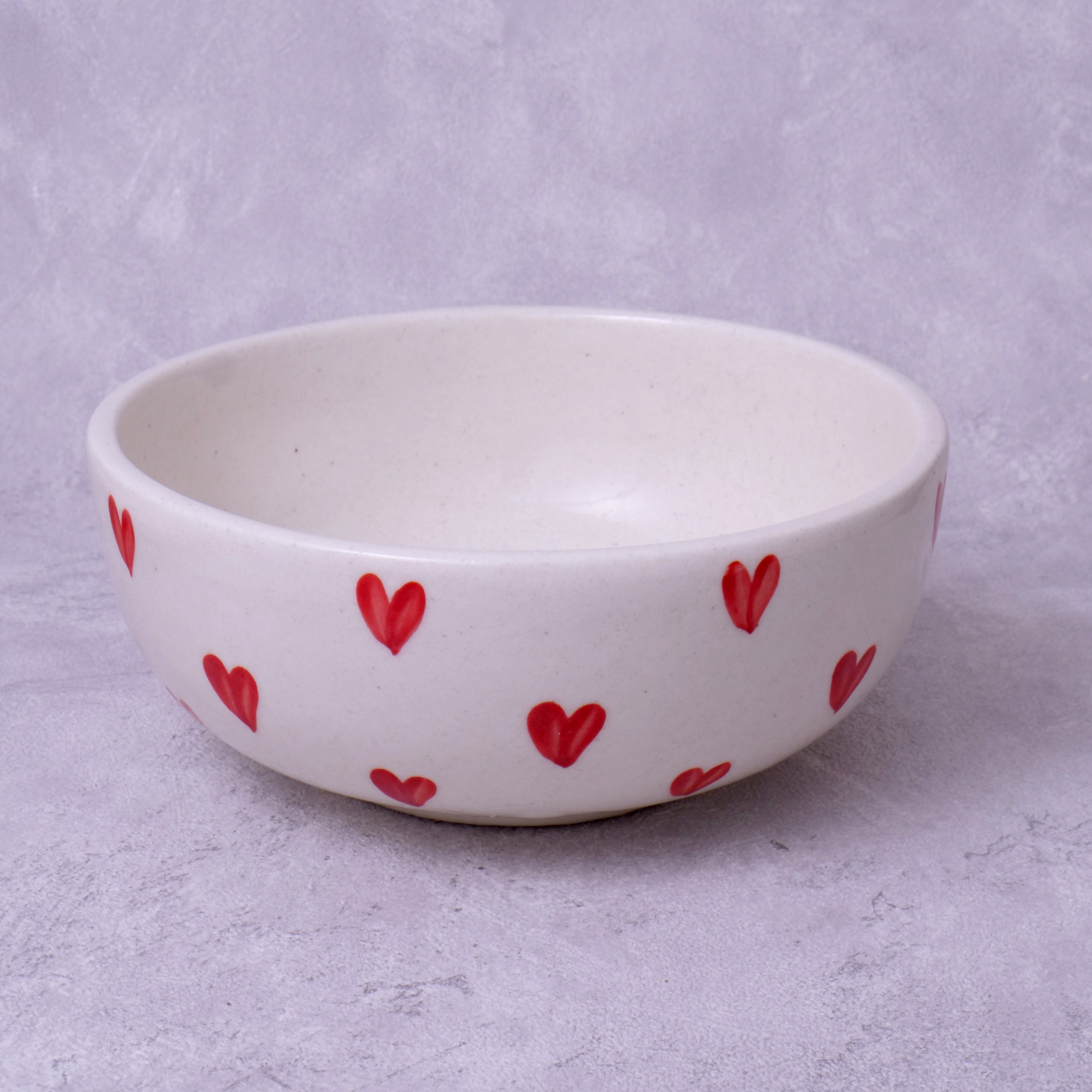 Red Heart Fruit Bowl - 5 Inch