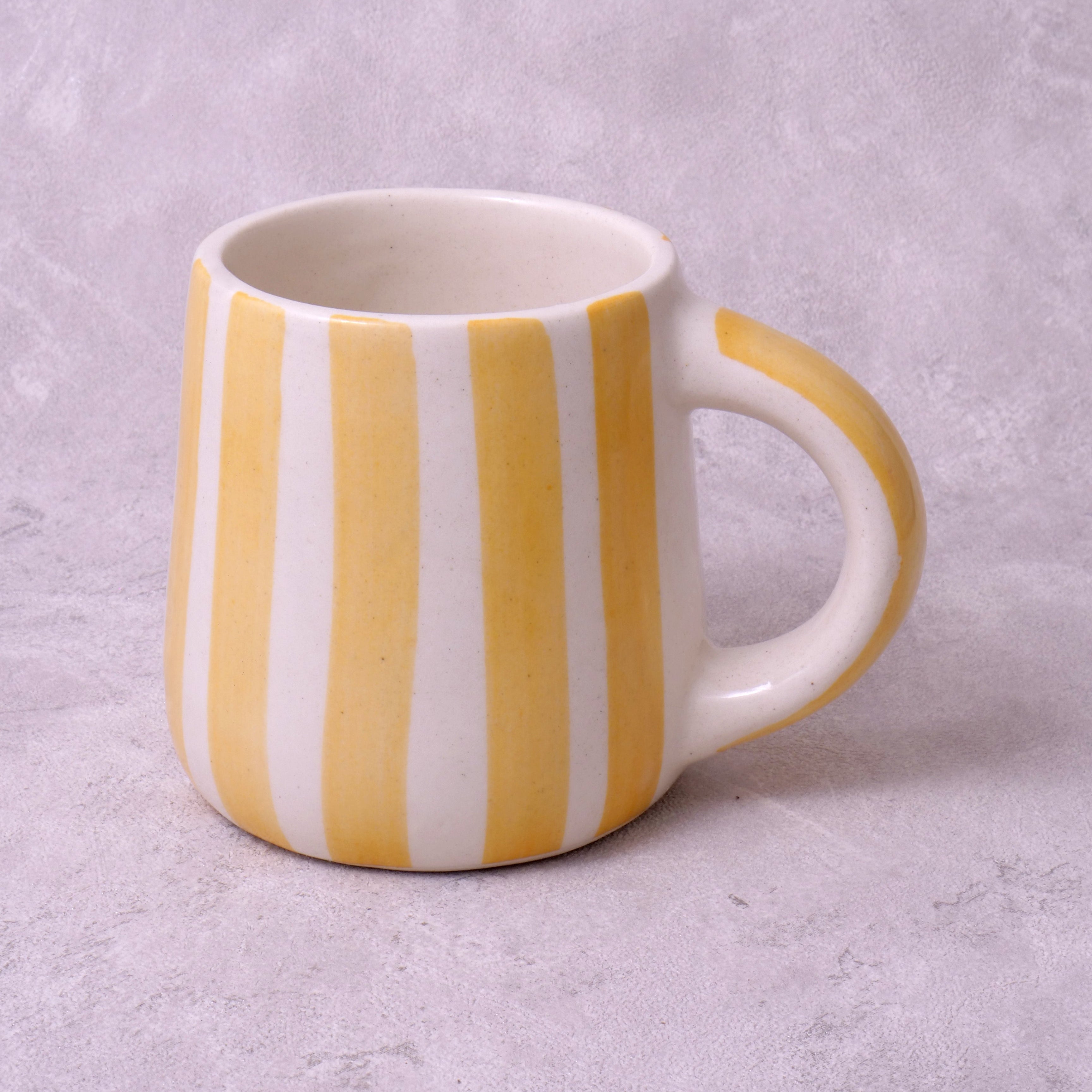 Yellow Stripes Mug - 250ML