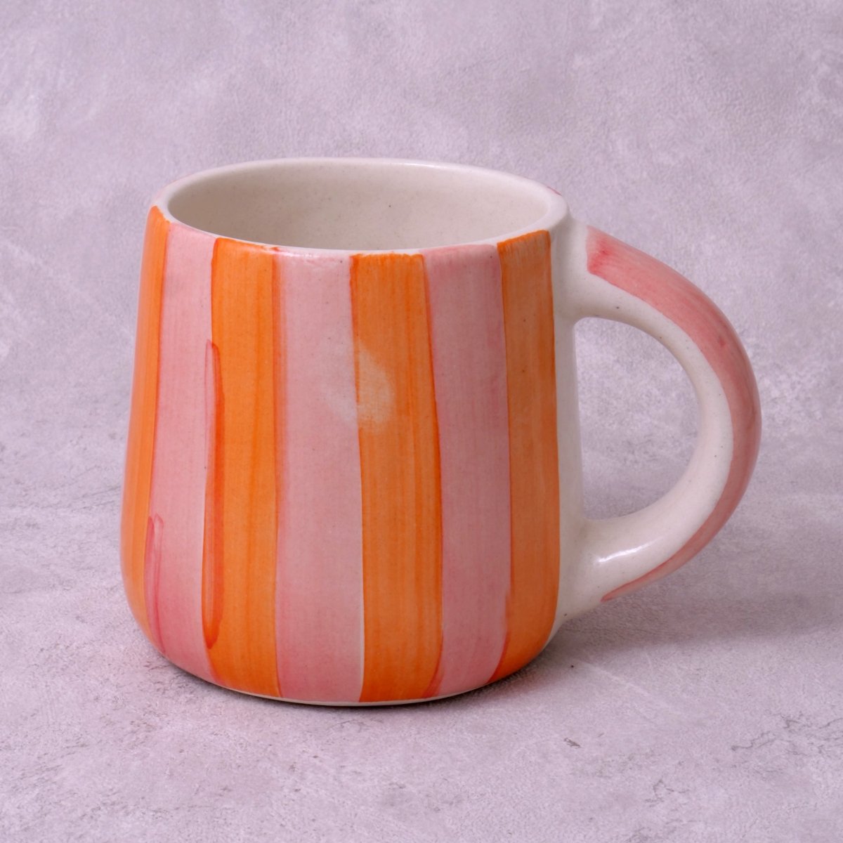 Orange Stripes Mug - 350ML