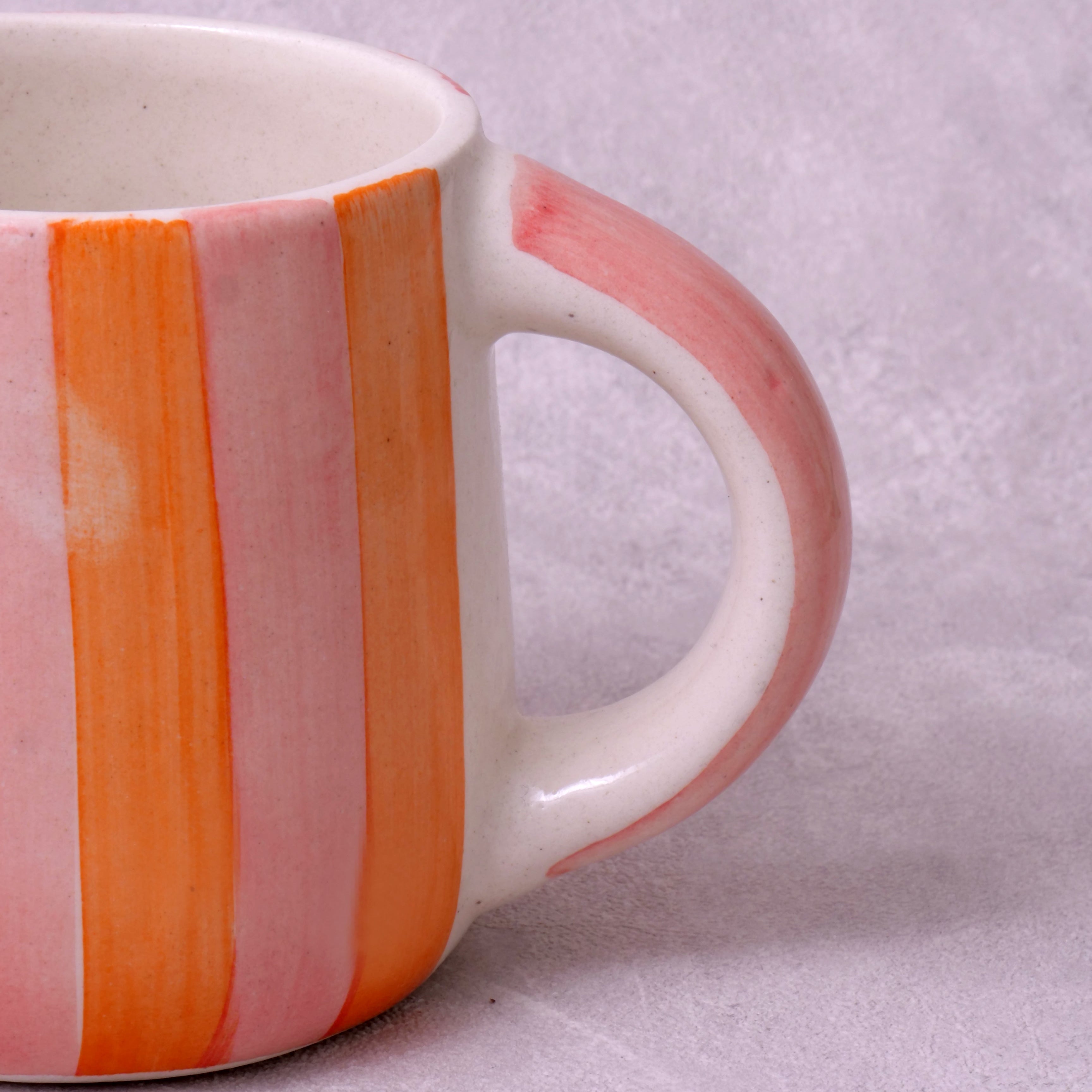Orange Stripes Mug - 250ML