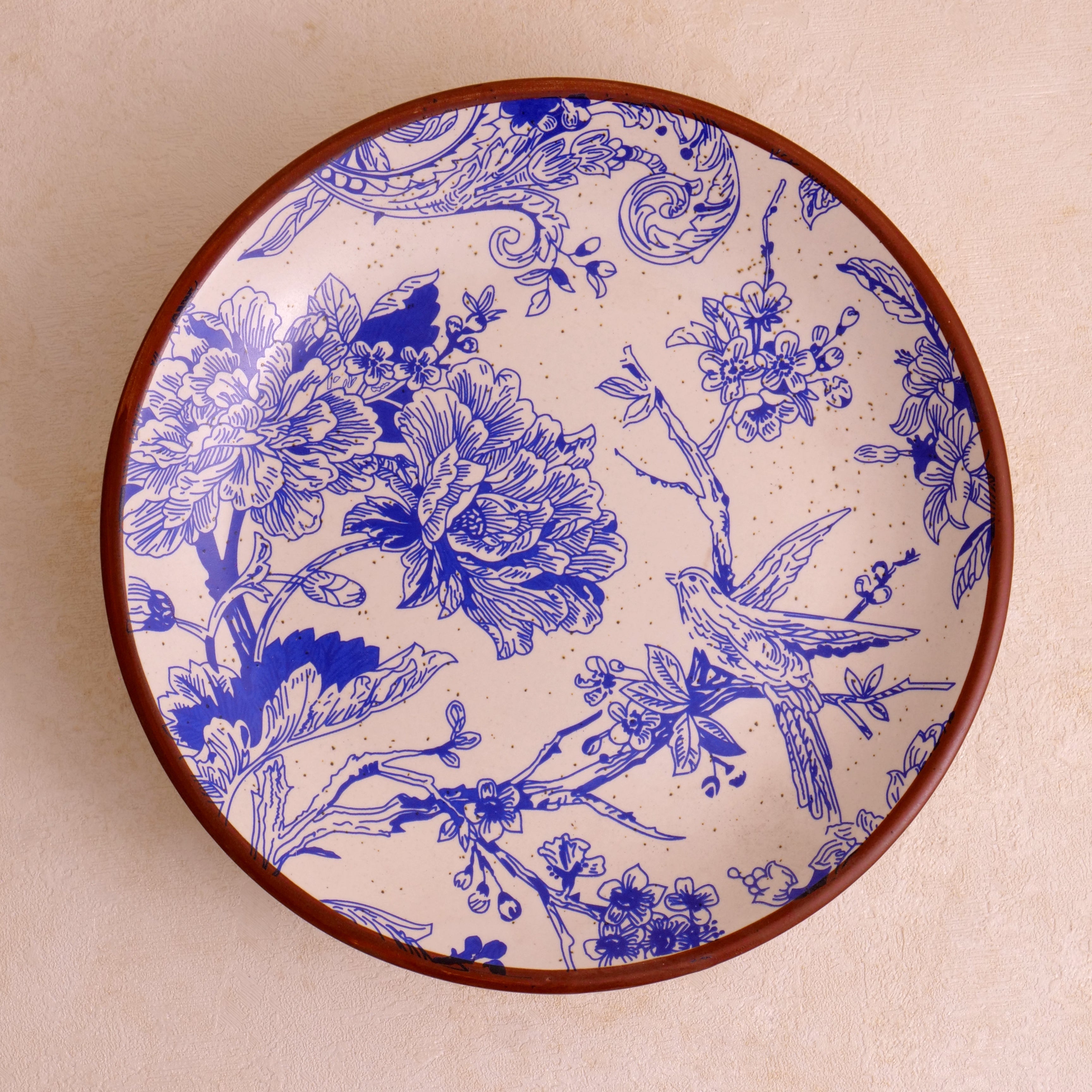 Blue Bird Quarter Plate - 7 Inch (Set of 2)