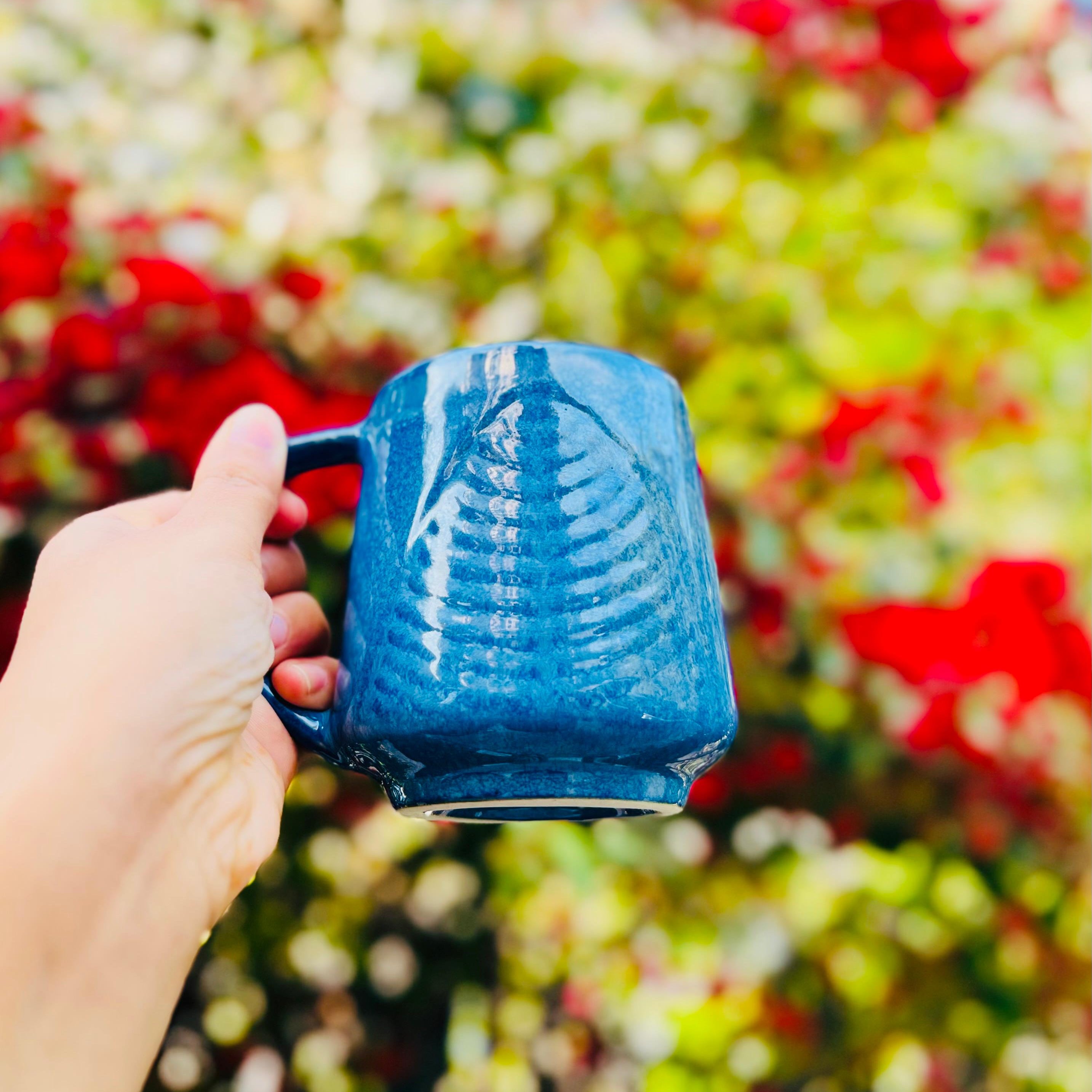 Diamond Shape Leaf Mug - 250ML