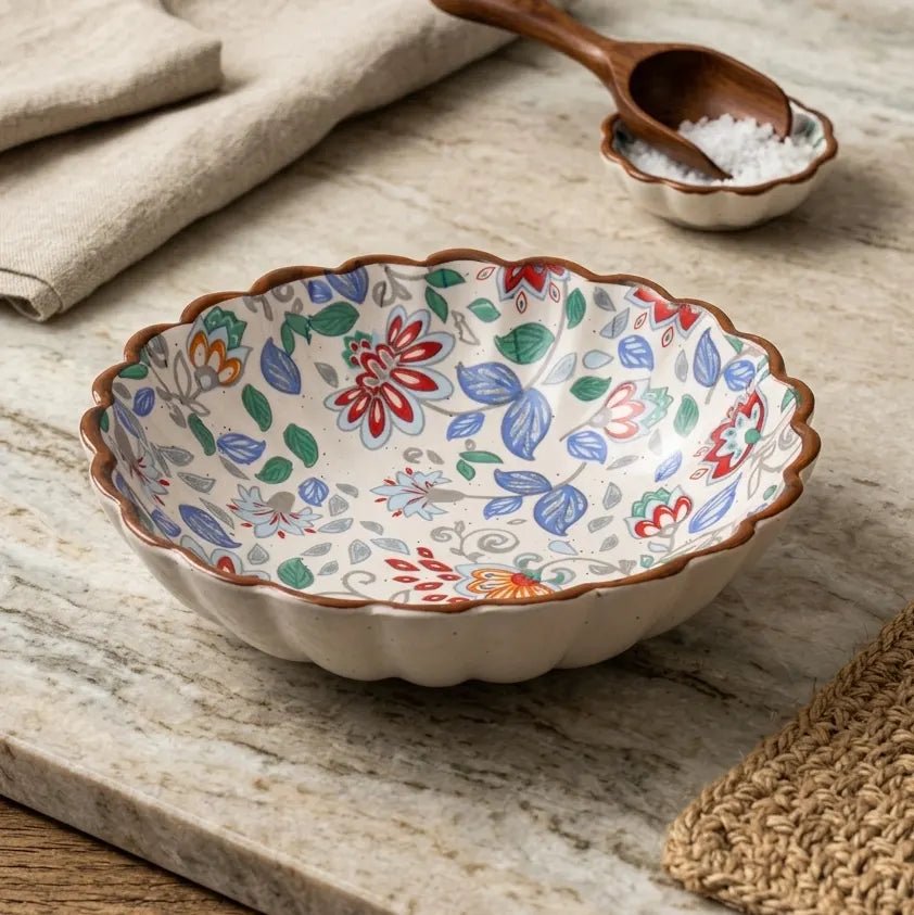 Eden Bloom Chaat Plate - 5.5 Inch