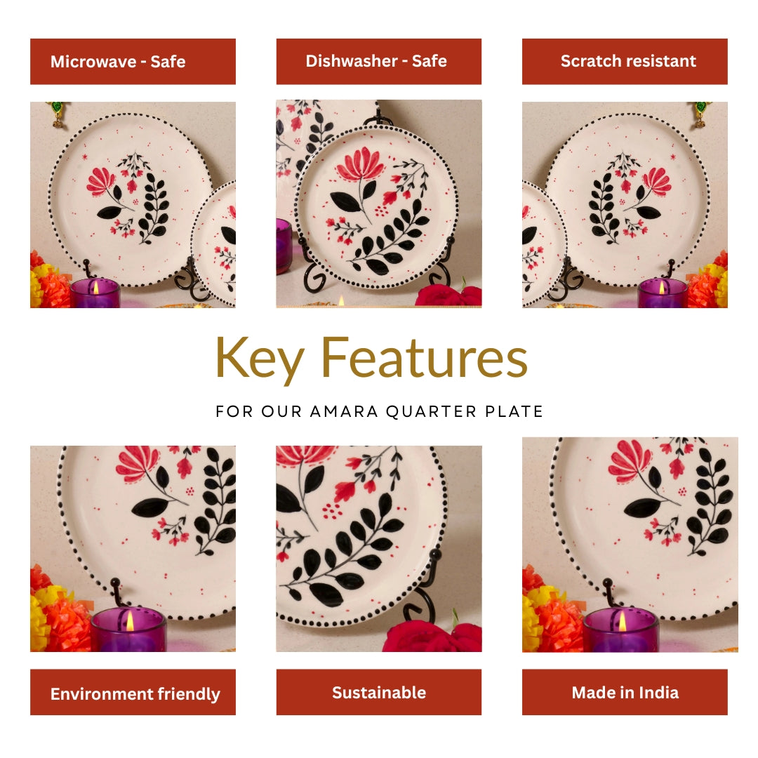 Amara Quarter Plate - 7 Inch