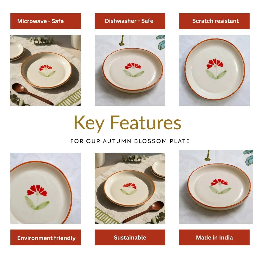 Autumn Blossom Plate - 5 Inch