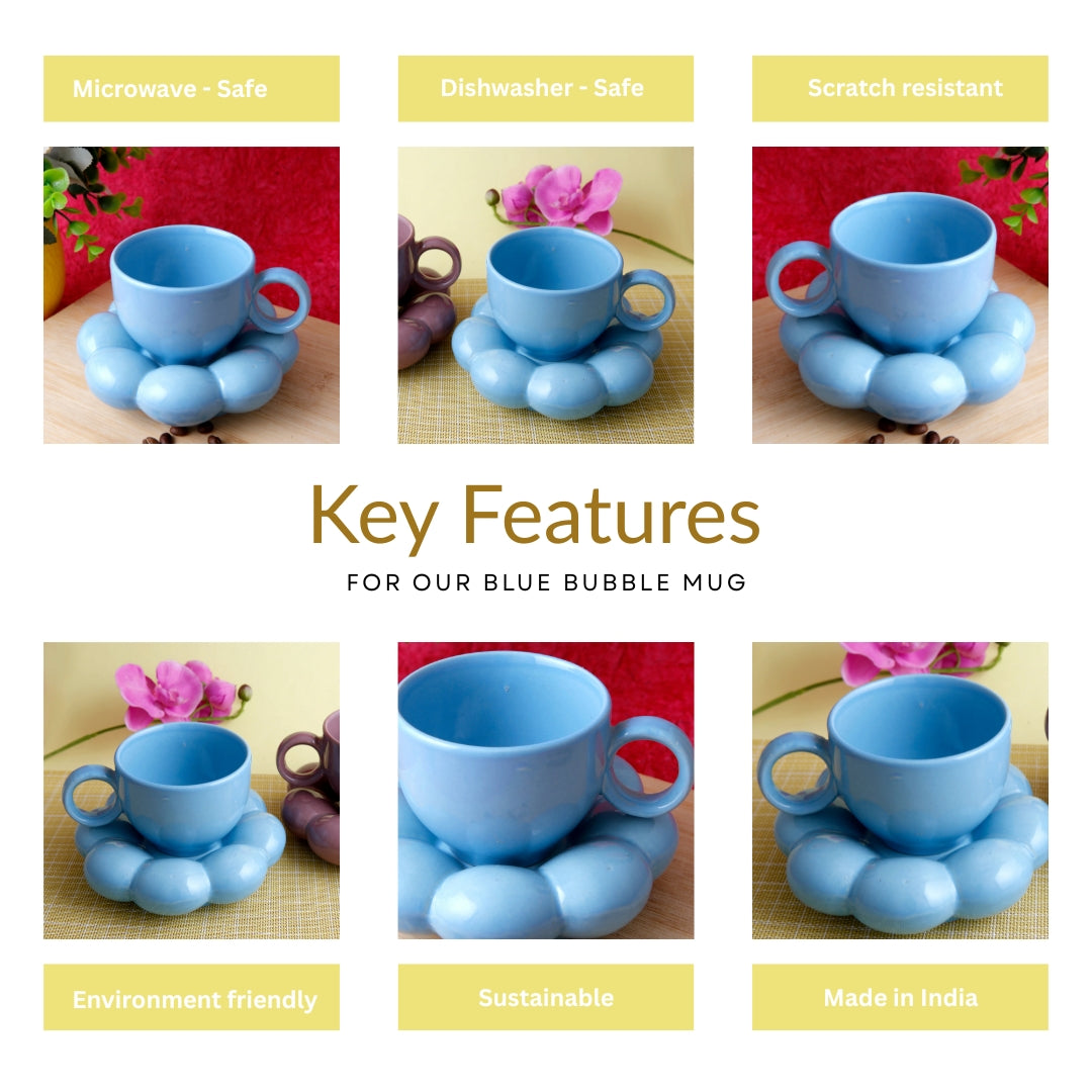 Blue Bubble Mug - 150ML