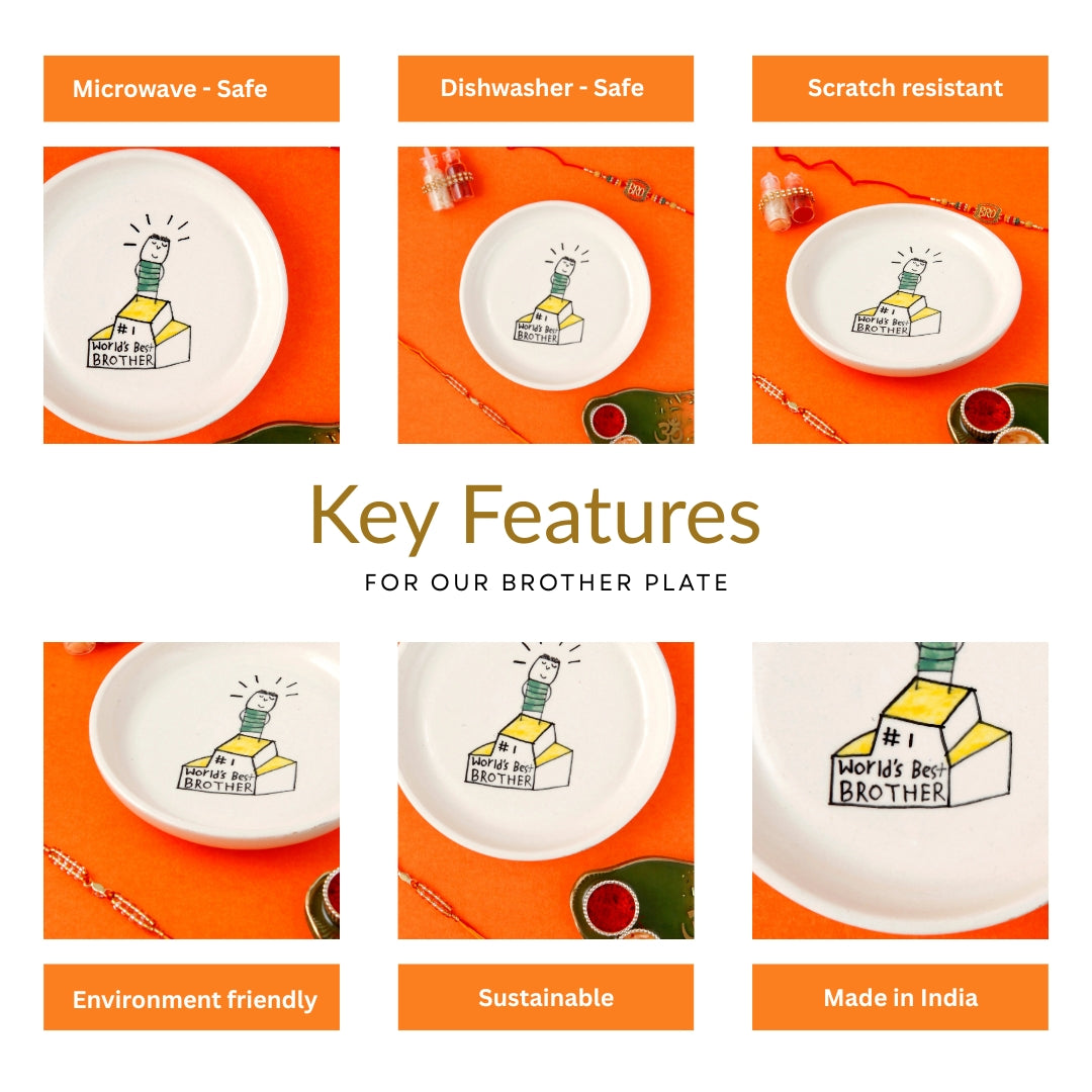 Brother Plate - 5 Inch