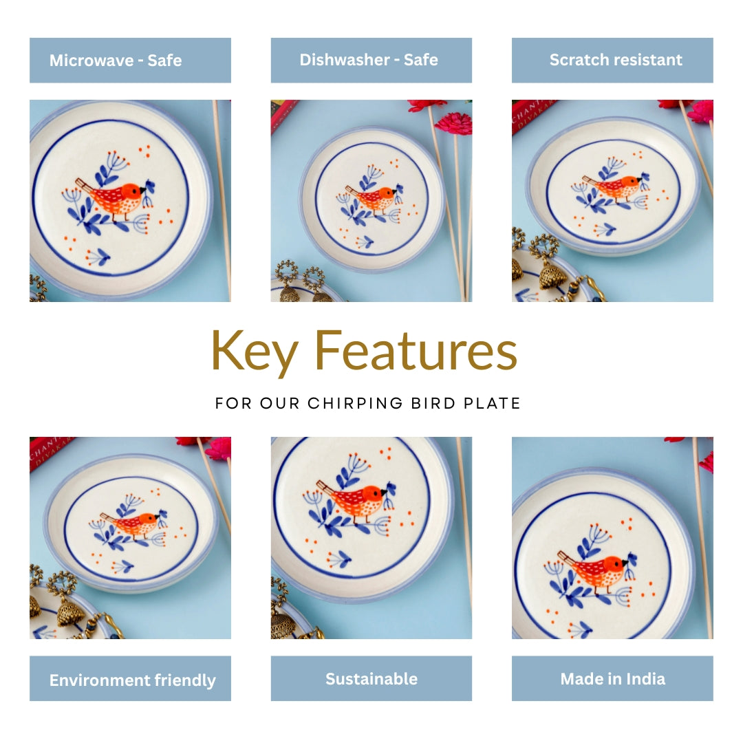 Chirping Bird Plate - 5 Inch