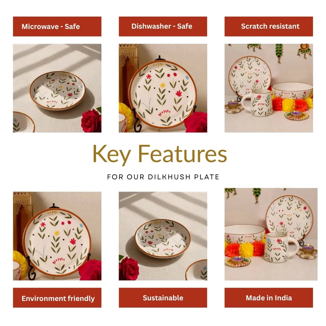 Dilkhush Plate - 5 Inch