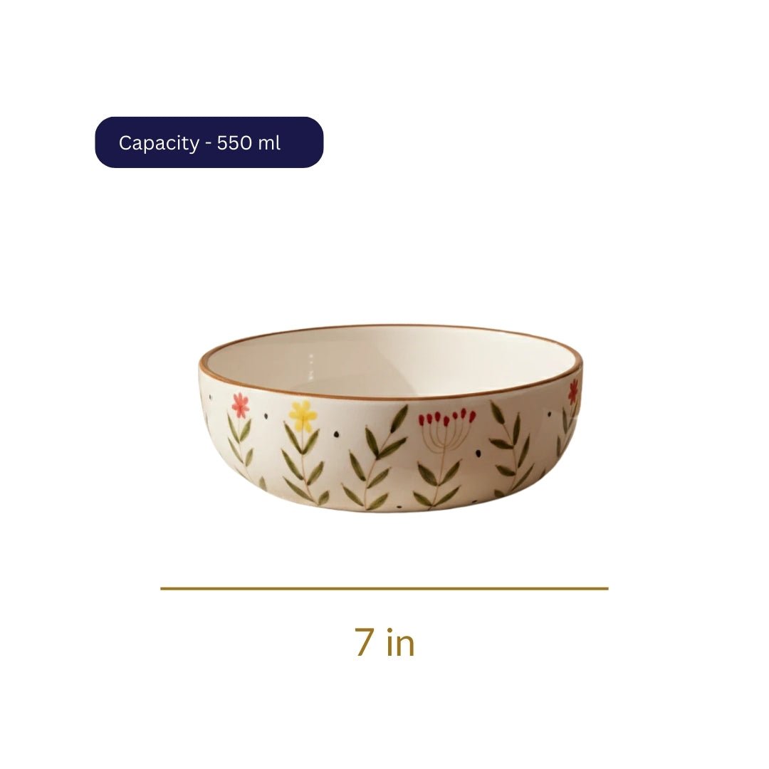 Dilkhush Serving Bowl - 7 Inch