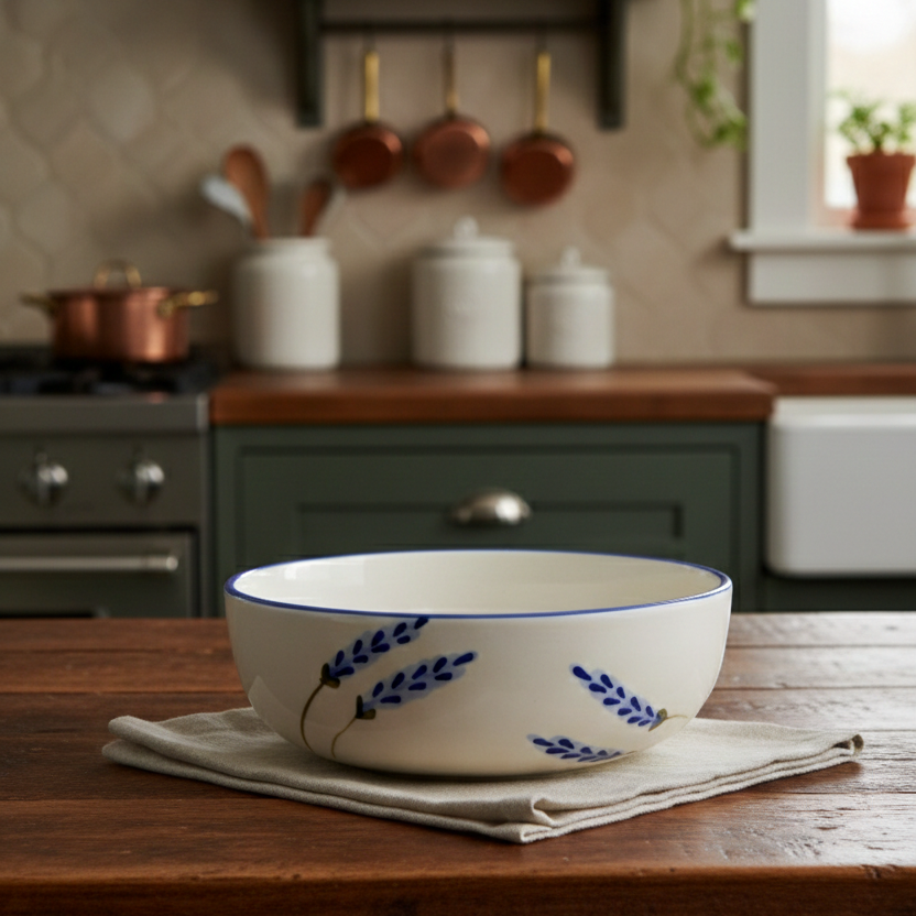 Lavender Serving Bowl - 7 Inch (Set of 2)