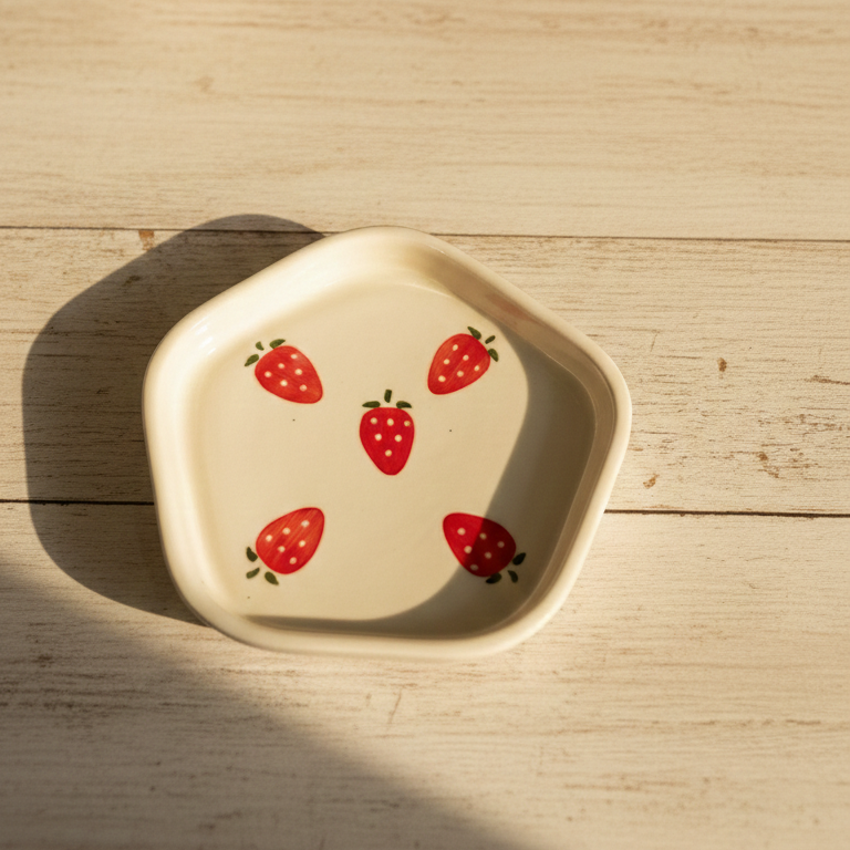 Strawberry Coaster