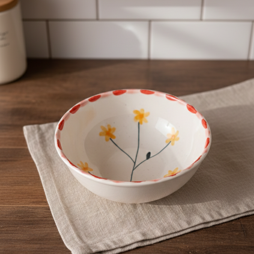 Dandelion Fruit Bowl - 5 Inch (Set of 2)
