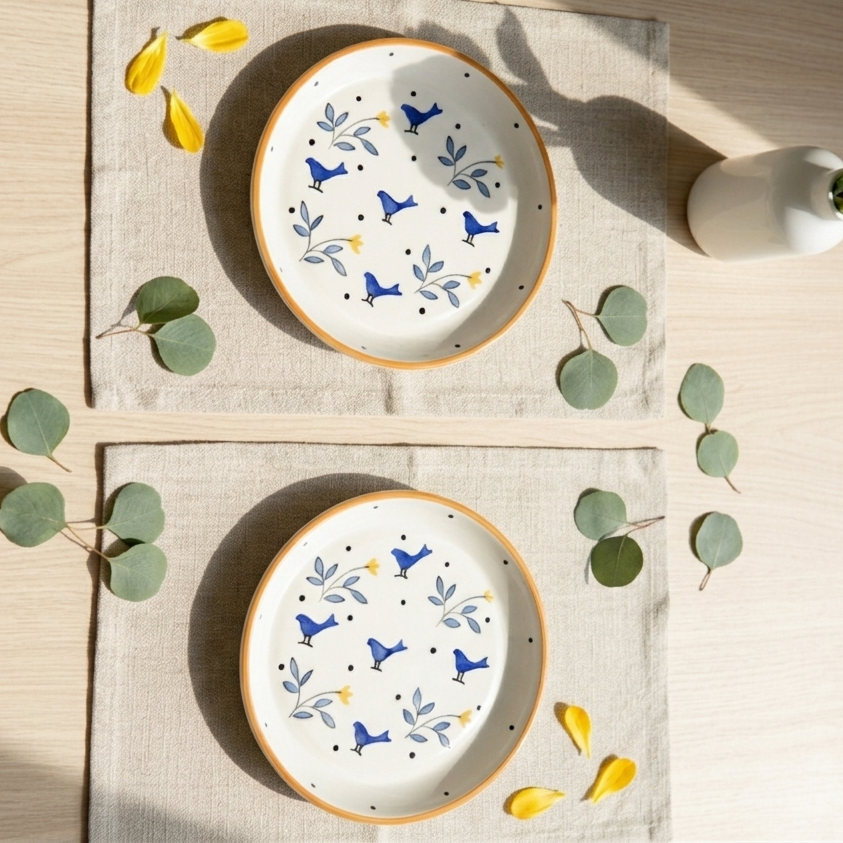 Birdy Plate - 5 Inch (Set of 2)