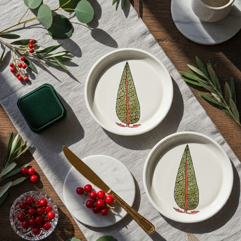 Jaipur Grove Plate - 5 Inch (Set of 2)