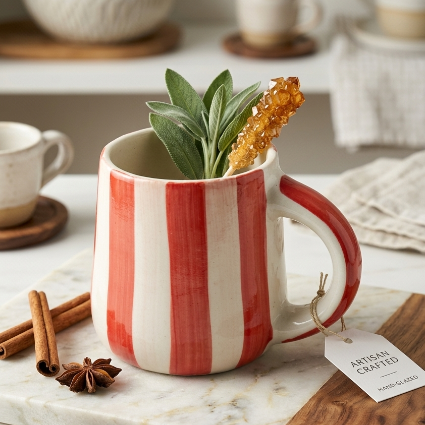 Red Stripes Mug - 250ML