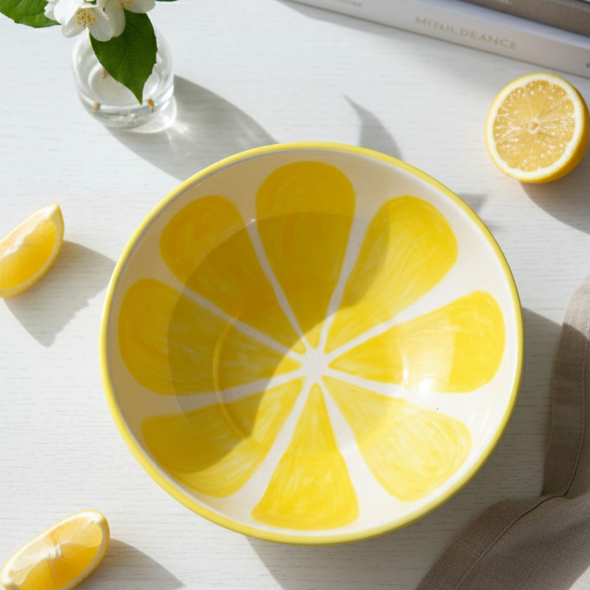 Sunny Fruit Bowl - 5 Inch