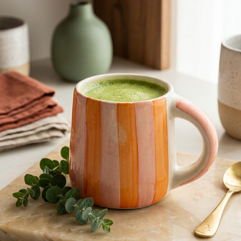 Orange Stripes Mug - 250ML
