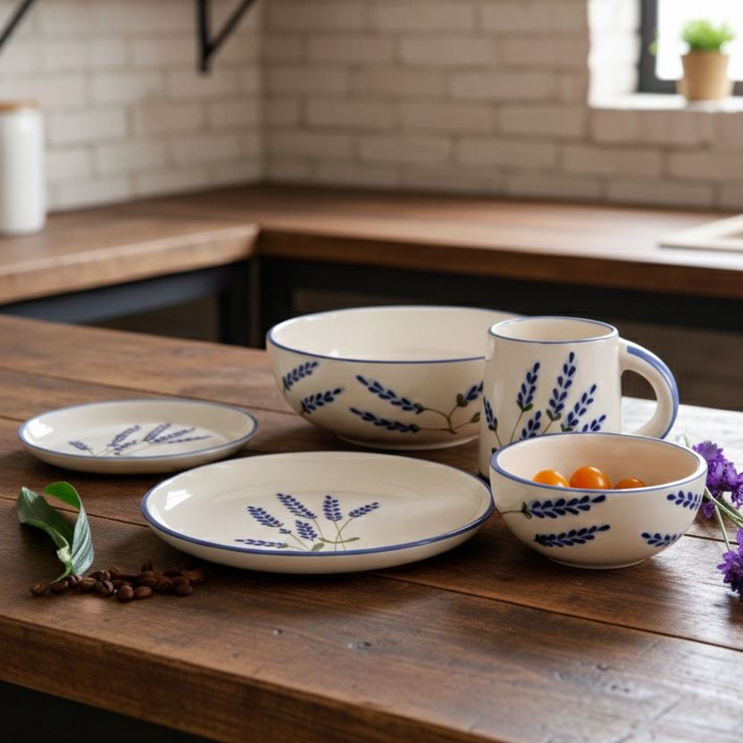 Lavender Breakfast Set