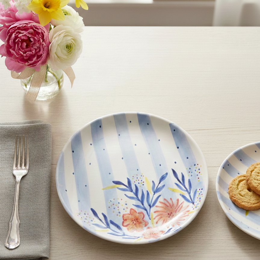 Meher Quarter Plate - 7 Inch (Set of 2)
