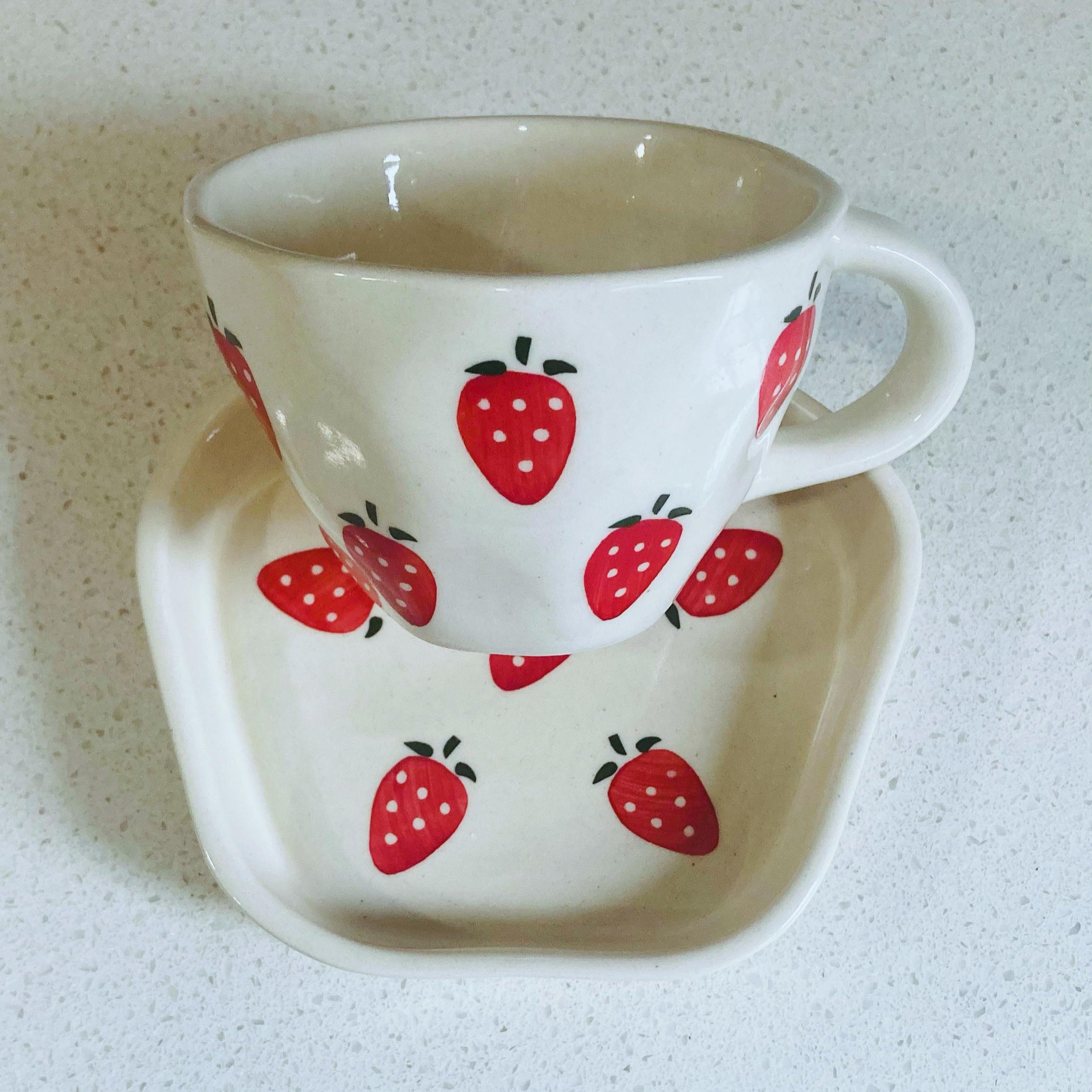 Strawberry Coaster