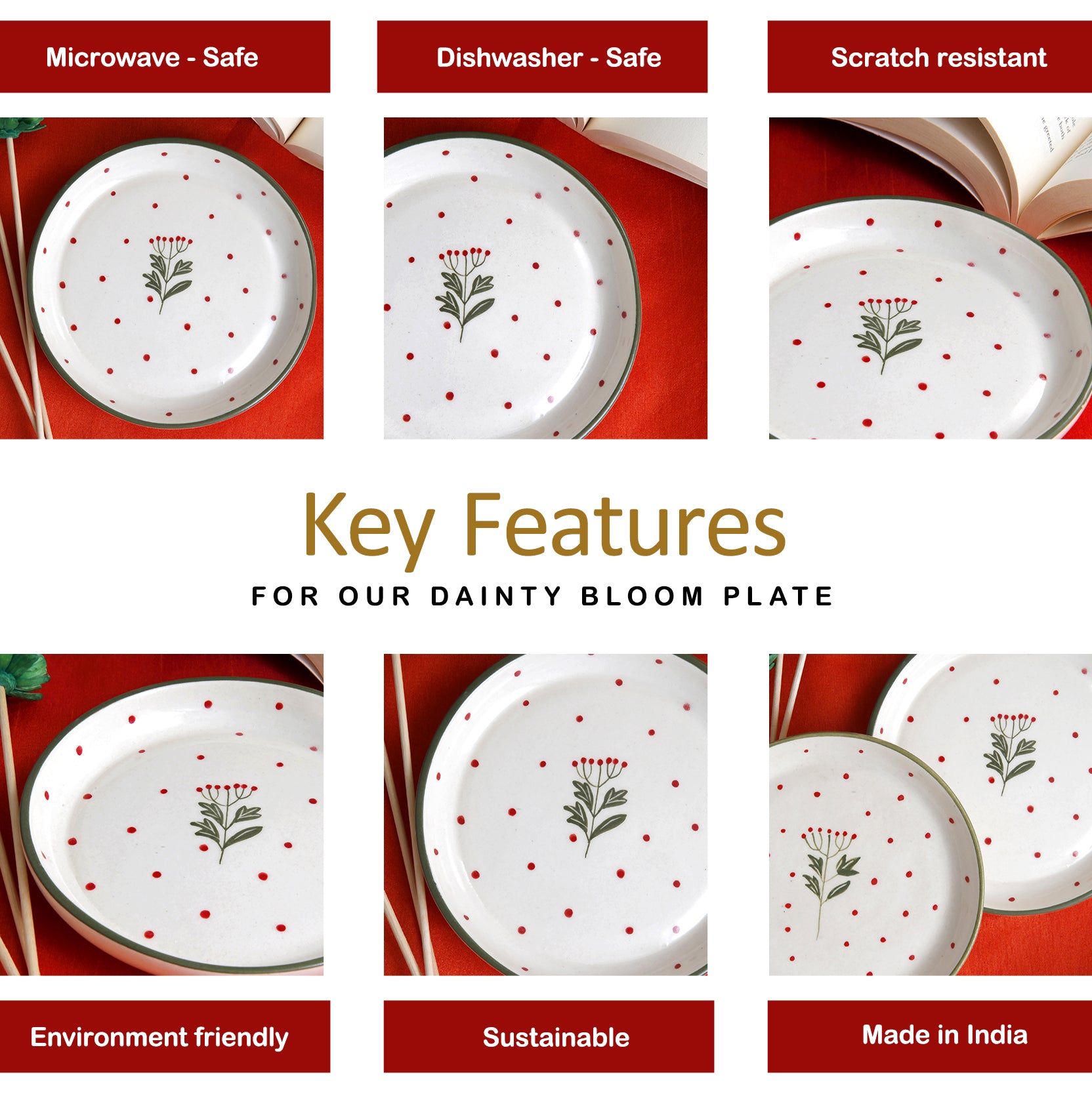 Dainty Bloom Plate - 5 Inch