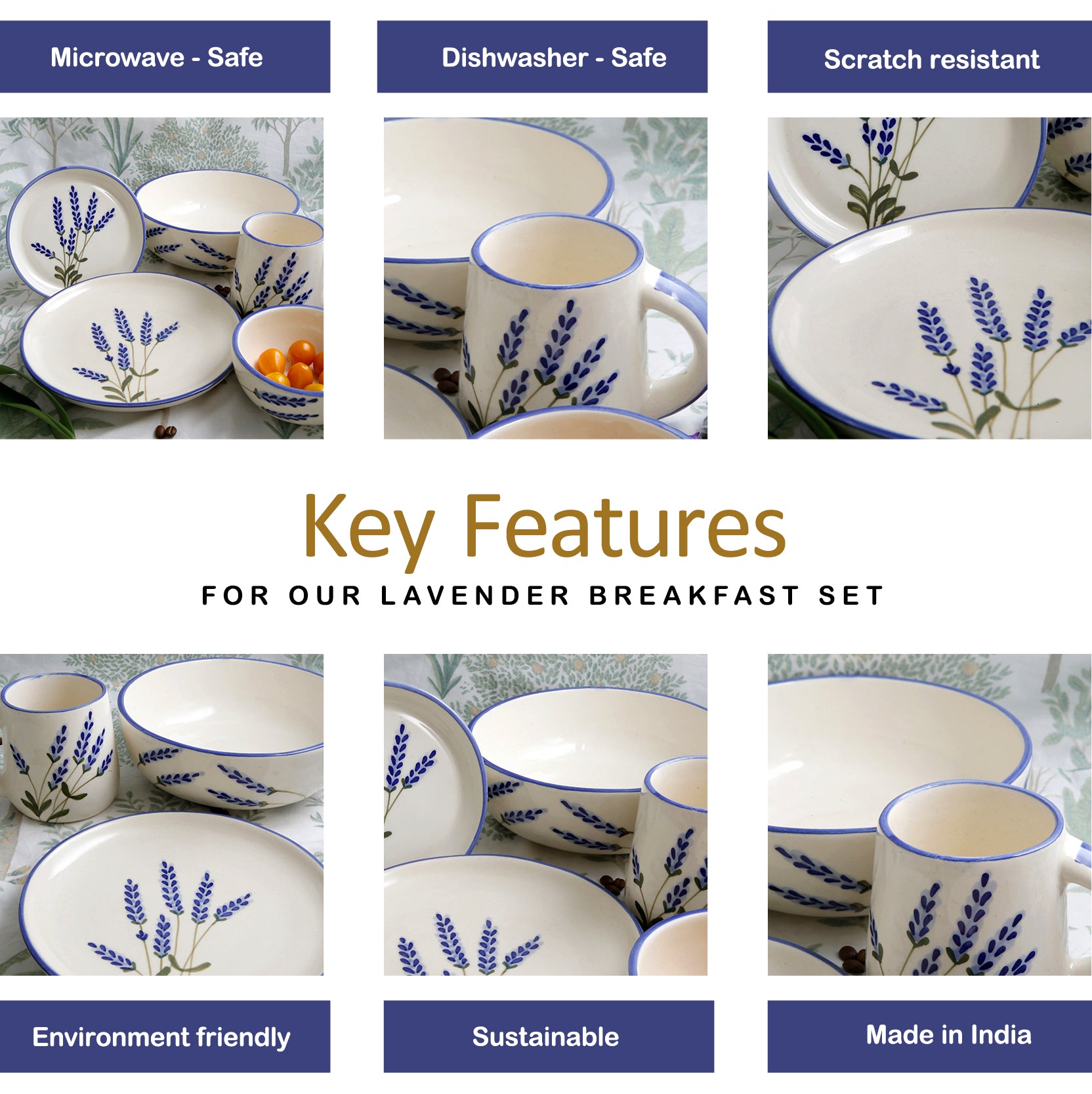 Lavender Breakfast Set