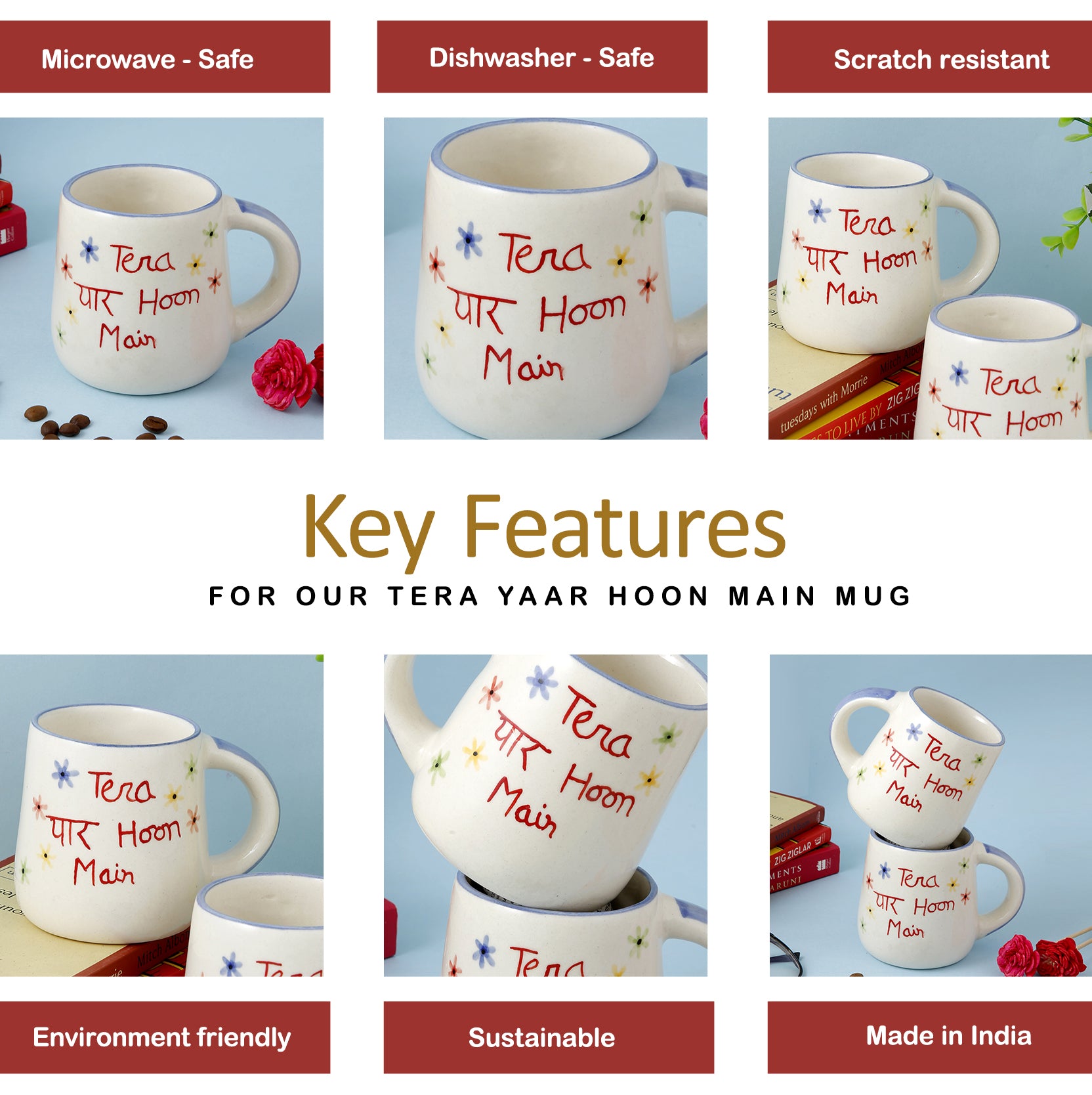 Tera Yaar Hoon Main Mug - 250ML